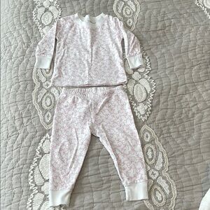 Kissy Kissy Pink and White Kids Pajama Set